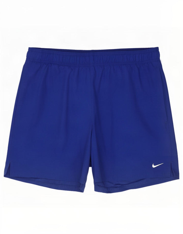 Męskie spodenki sportowe Nike, średni niebieski, poliester