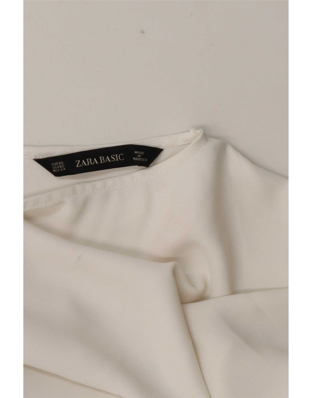 Damska bluzka oversize Zara UK 6 XS w kolorze białym