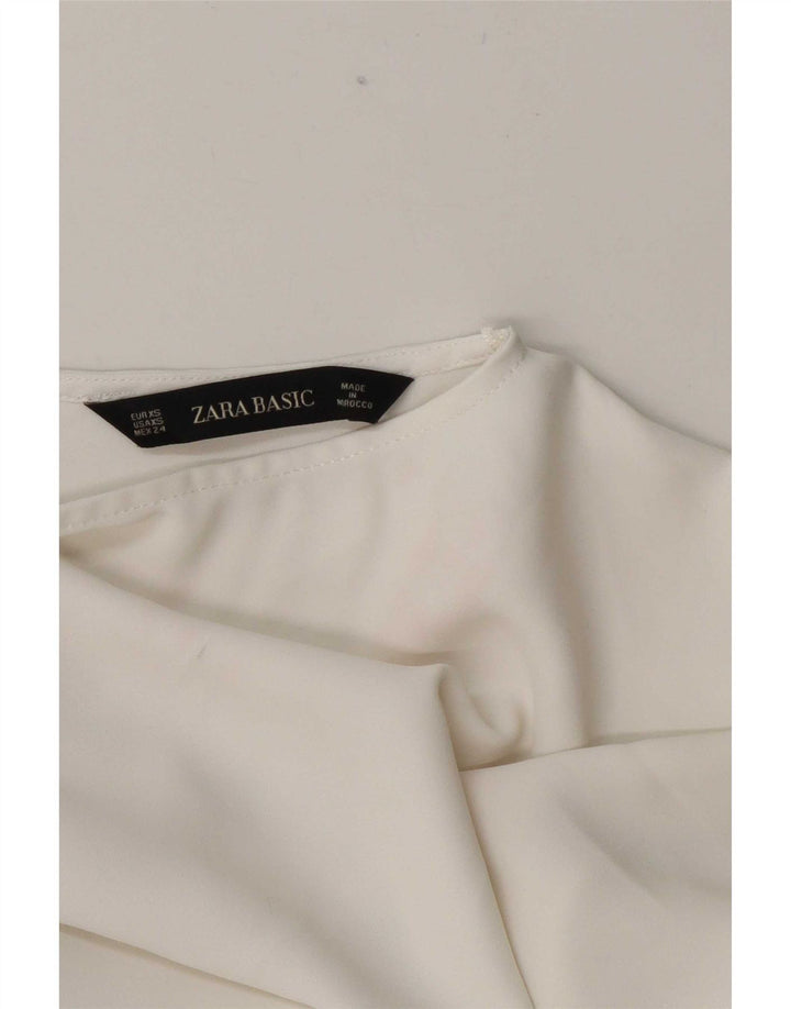 Damska bluzka oversize Zara UK 6 XS w kolorze białym