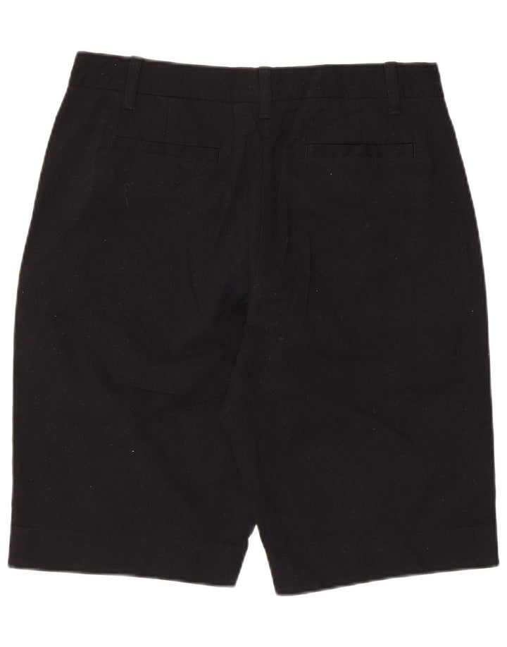 Marks & Spencer Damskie spodenki Chino UK 12 Medium W30 Czarne bawełniane