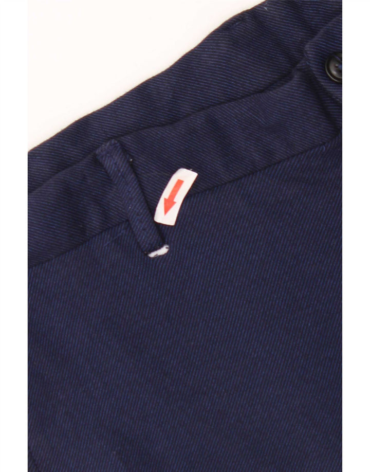 Męskie spodenki Chino Zara EU 42 Large W32 Granatowa wiskoza