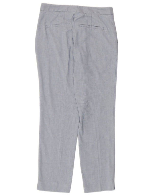 Damskie proste spodnie chino Zara EU 38 Small W28 L27 Niebieski poliester