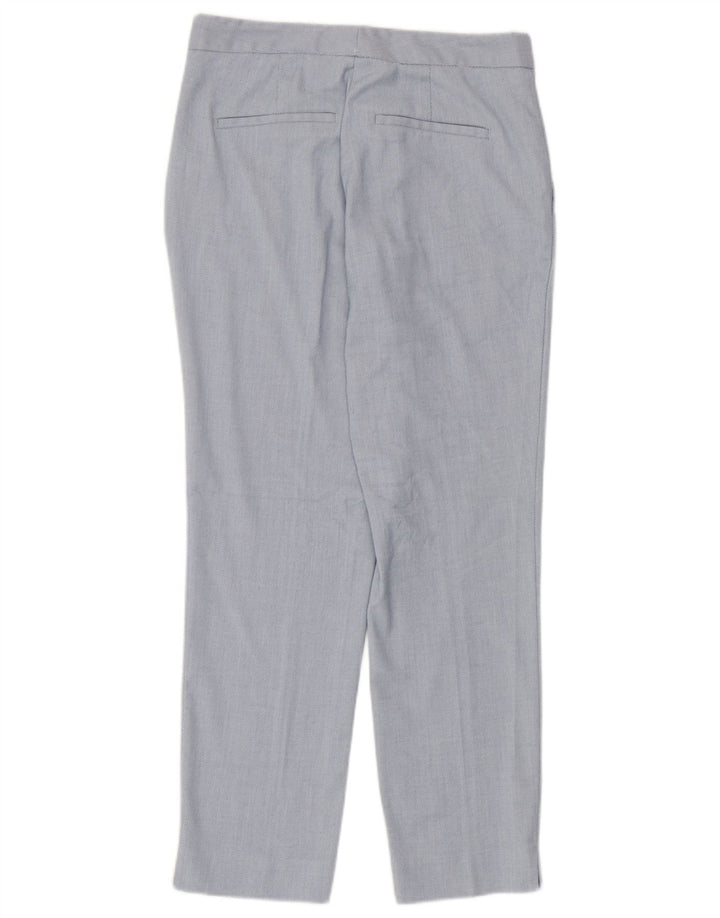 Damskie proste spodnie chino Zara EU 38 Small W28 L27 Niebieski poliester