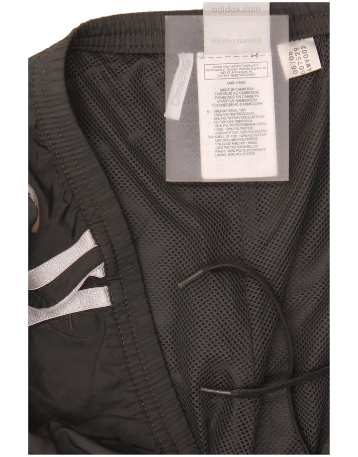 Damskie spodnie dresowe Adidas Clima 365 UK 10, małe, czarne, poliestrowe
