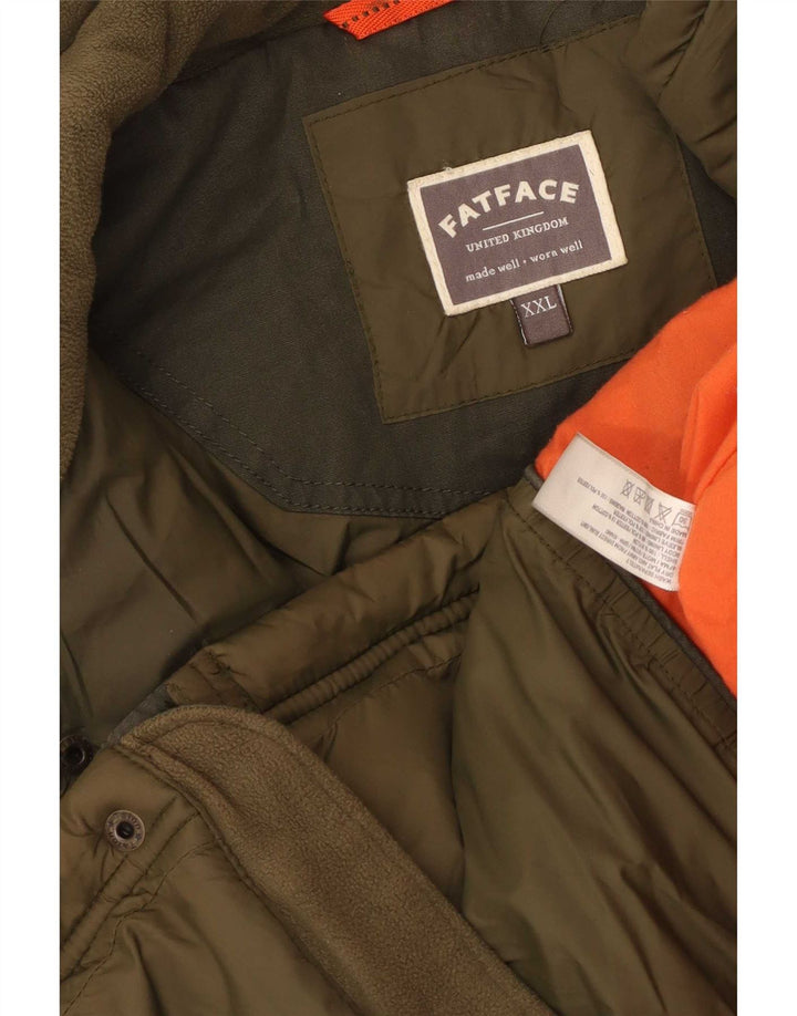Męska pikowana kurtka Fat Face UK 44 2XL Khaki Nylon