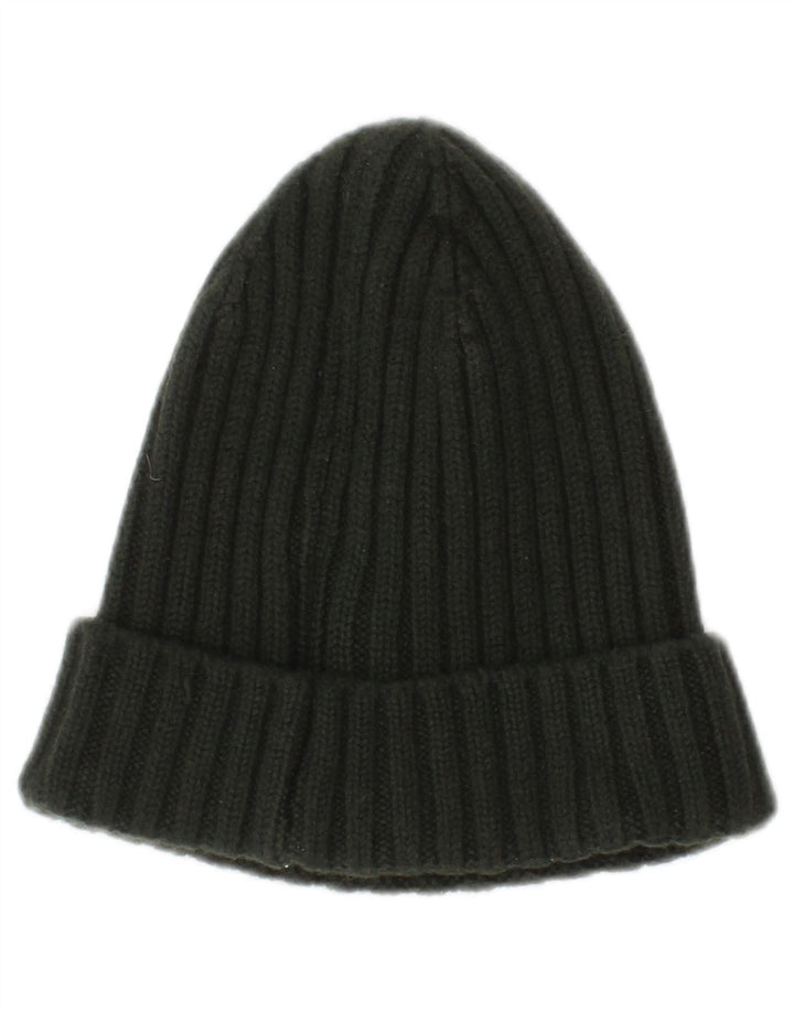 Damska czapka typu beanie Woolrich, duża, zielona wełna