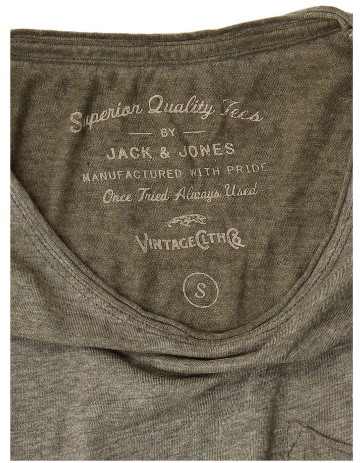 T-shirt męski Jack & Jones, mały, zielony