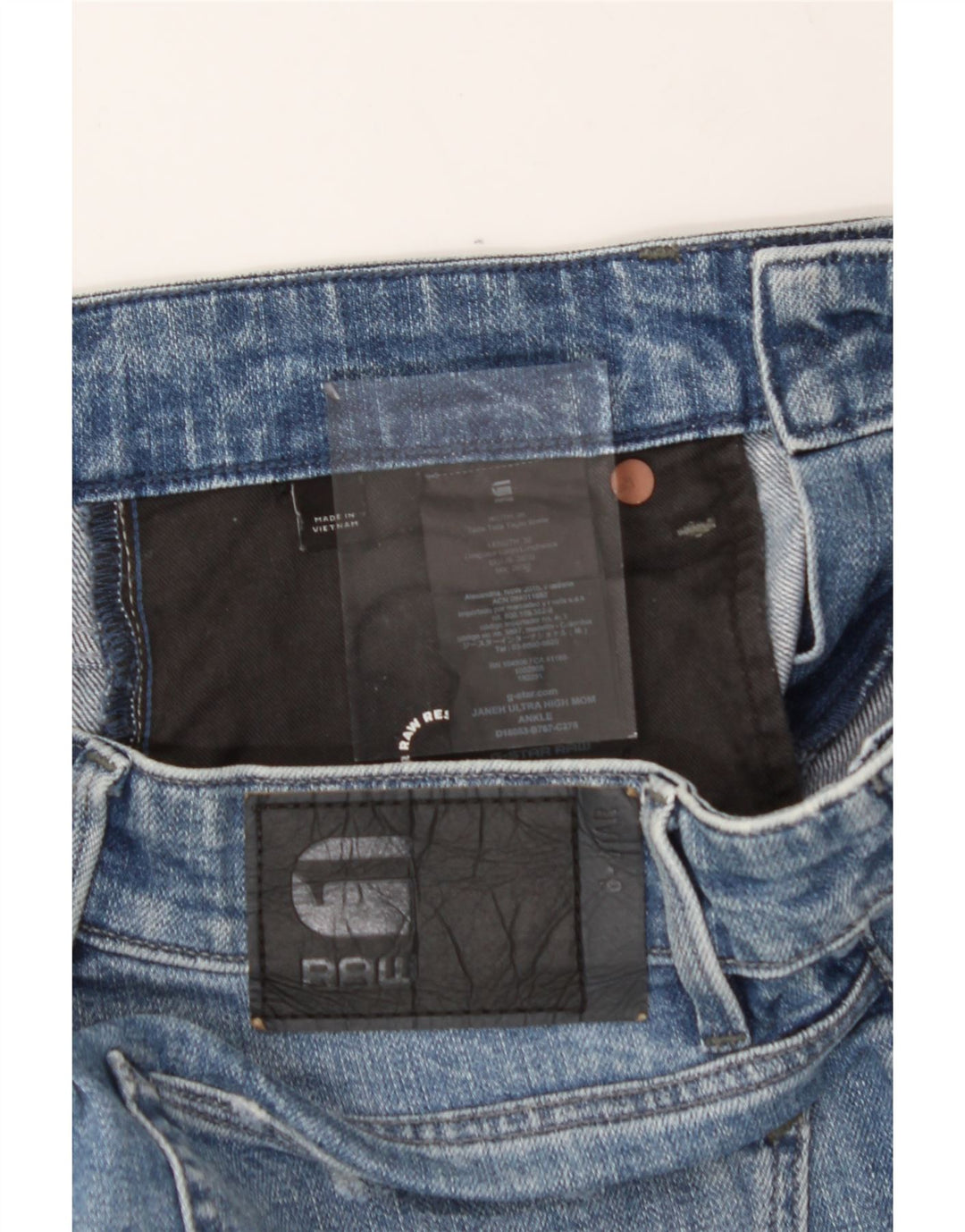 G-STAR Womens Tapered Jeans W28 L29 Blue Cotton Vintage G-Star and Second-Hand G-Star from Messina Hembry 
