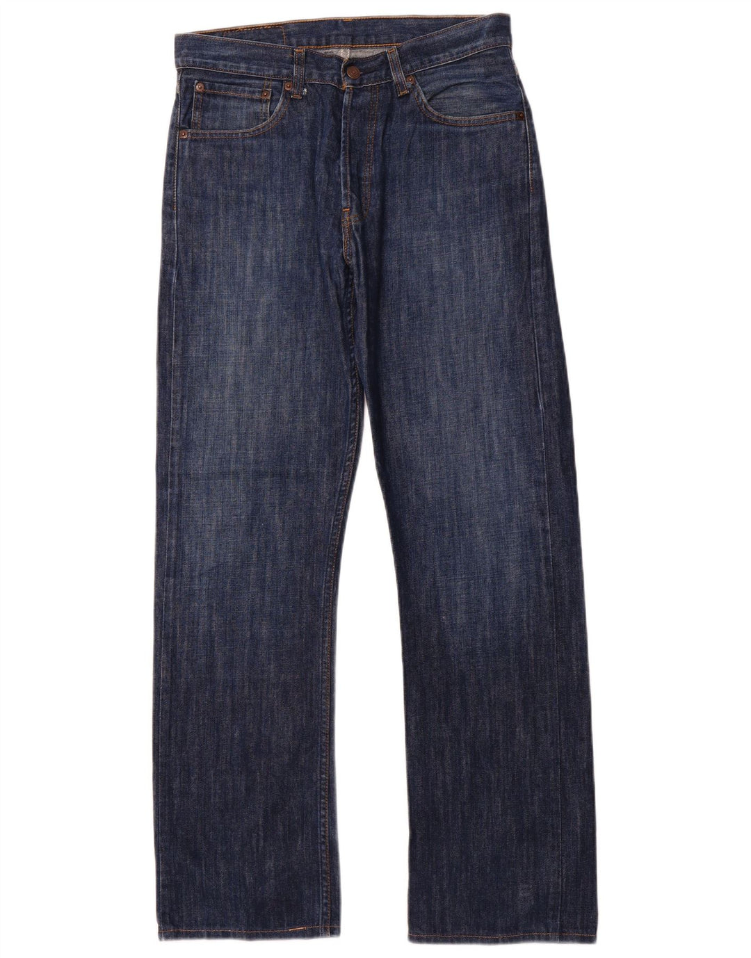 Męskie jeansy LEVI'S 210 Straight W32 L34 Granatowa bawełna