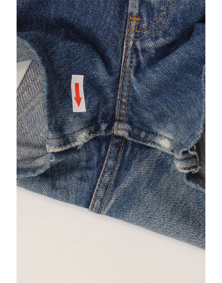Damskie spodenki jeansowe Levi's 501 W29 Średni niebieski, bawełniany