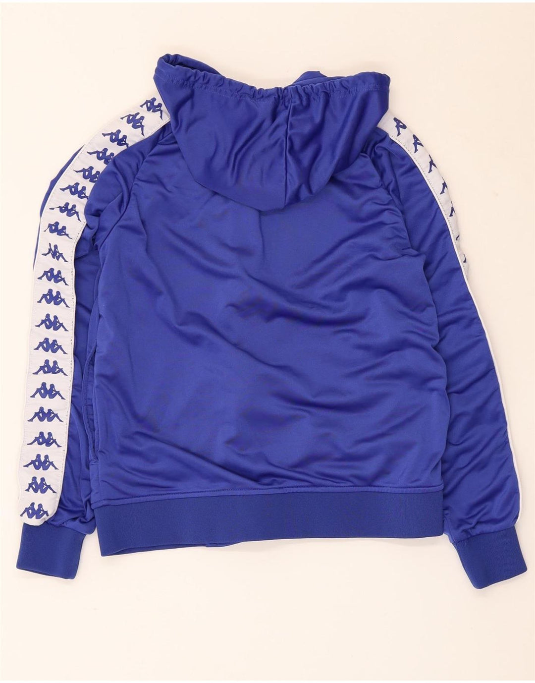 Damski sweter z kapturem i zamkiem KAPPA, UK 10, mały, niebieski