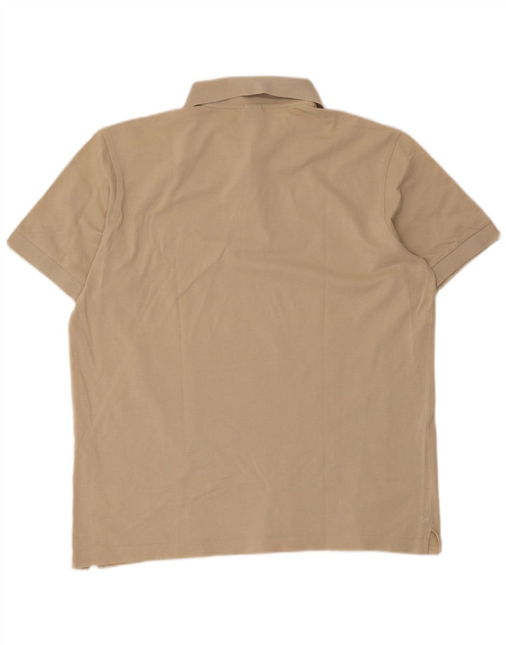 Męska koszulka polo Hugo Boss, duża, beżowa, bawełniana
