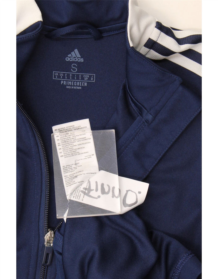 Męska kurtka dresowa Adidas Aeroready, mała, granatowa, z blokami kolorów
