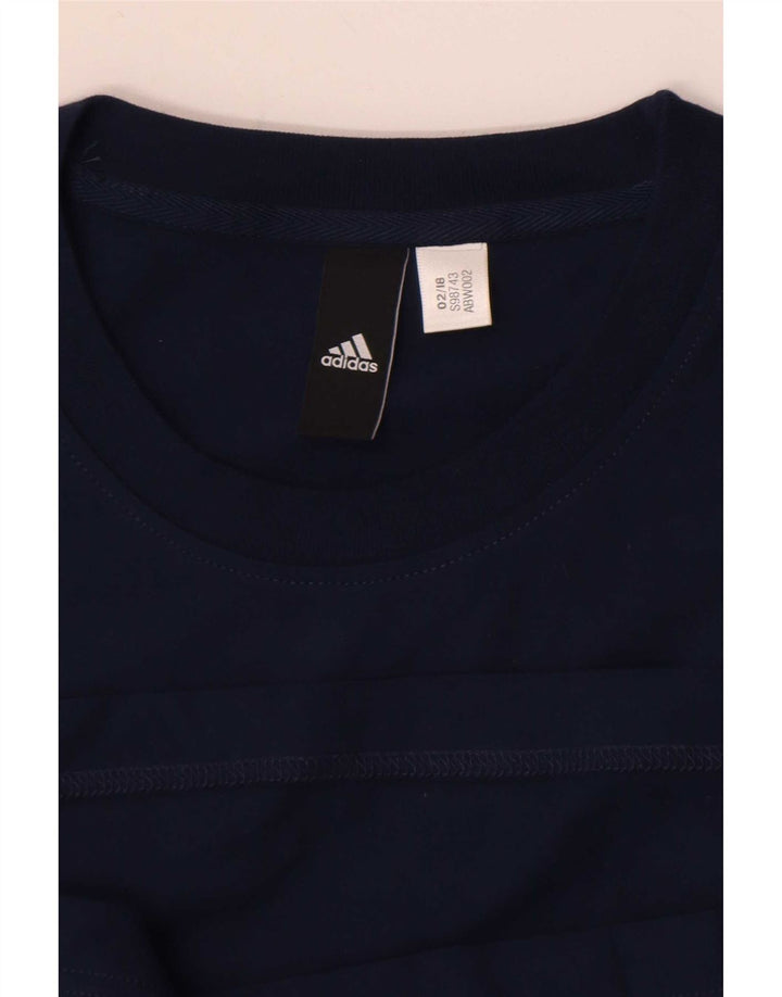 Adidas Męski T-Shirt Top Mały Granatowy