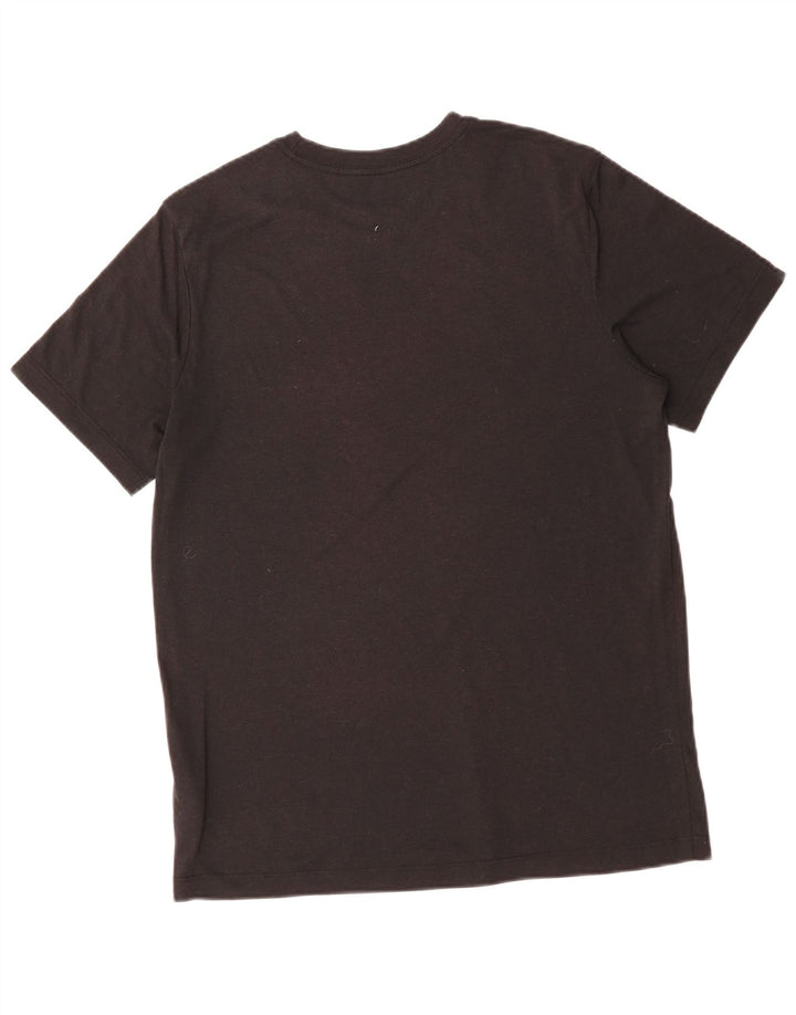 Męski T-shirt Nike Dri Fit z grafiką, średni czarny, bawełniany