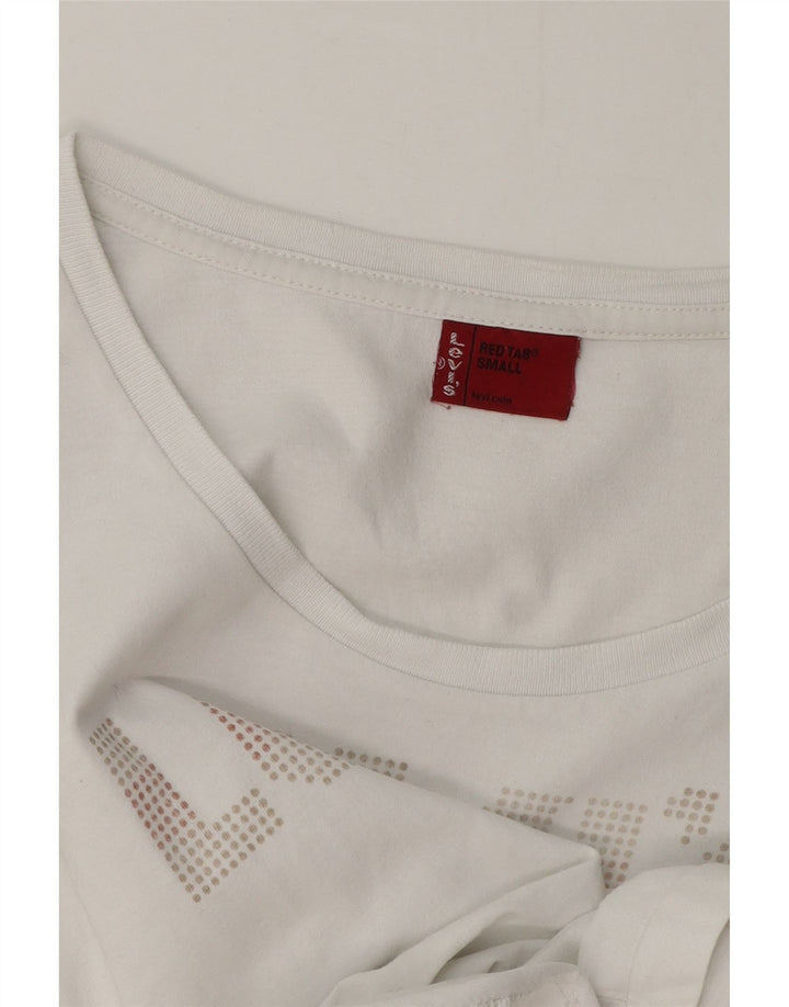 Damska koszulka z grafiką Levi's Top UK 10 Small White