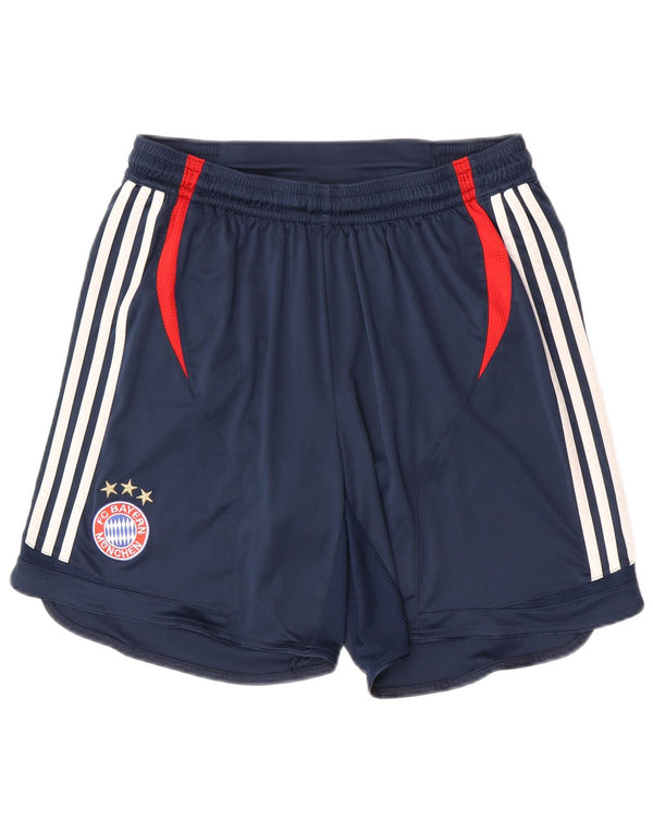 Męskie spodenki sportowe adidas FC Bayern Munchen Graphic XL, granatowe, z blokami kolorów