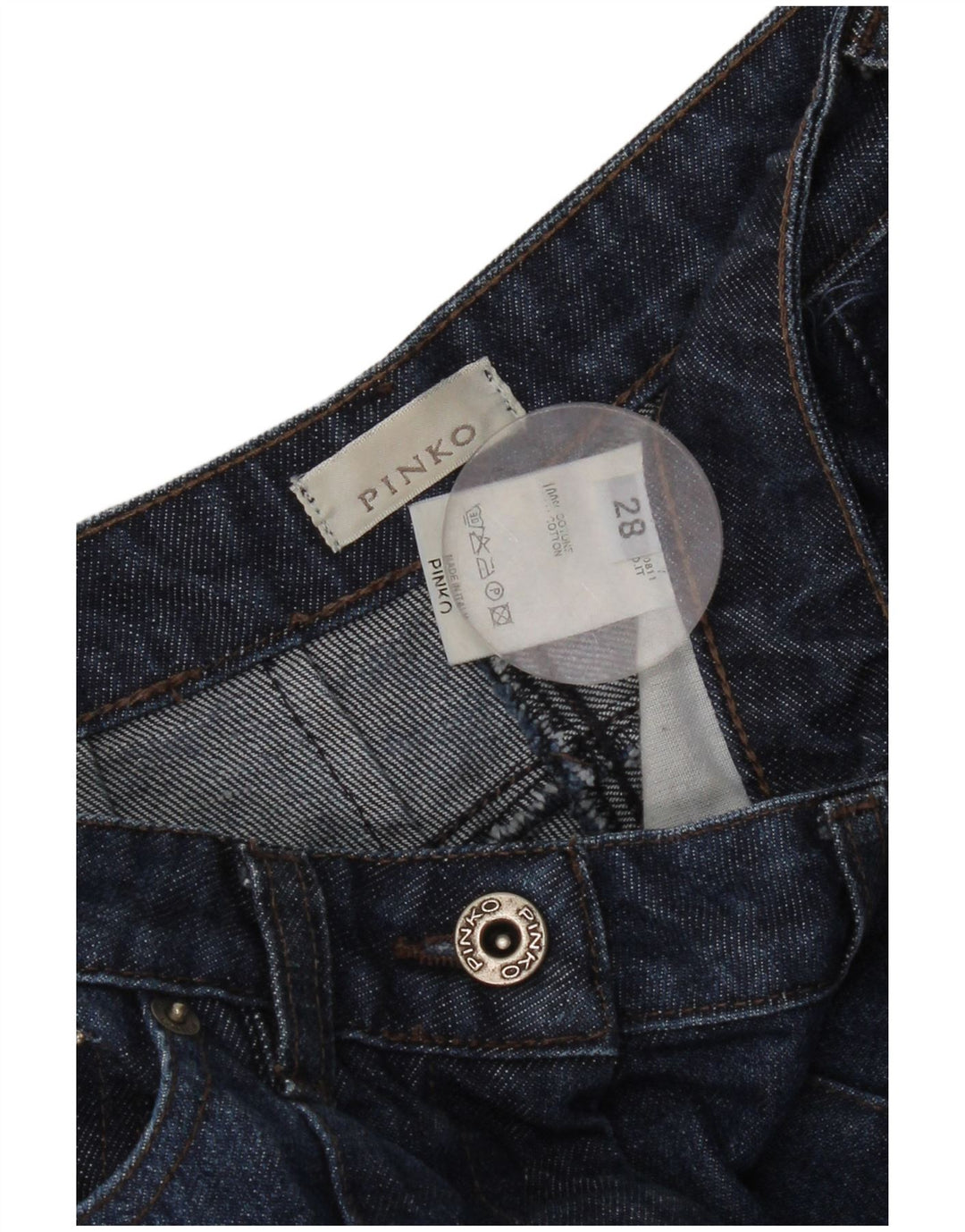 Damskie jeansy Pinko W28 L28 Niebieskie bawełniane