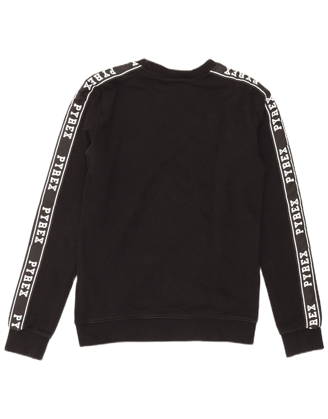 Damska bluza z grafiką Pyrex, UK 6 XS, czarna bawełna