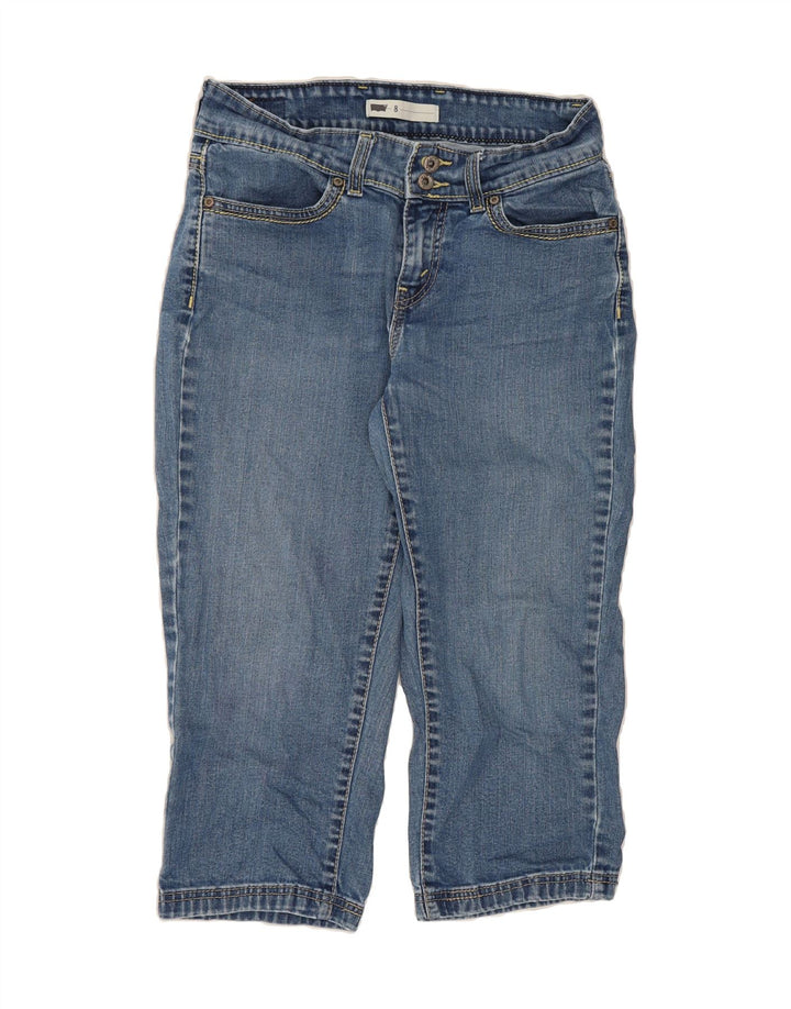 LEVI'S Womens Capri Jeans US 8 Medium W30 L20 Blue Cotton Vintage Levi's and Second-Hand Levi's from Messina Hembry 