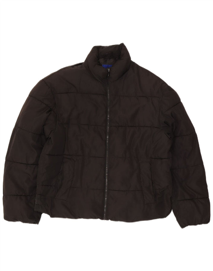 Męska ocieplana kurtka Jack & Jones UK 38, średni czarny poliester