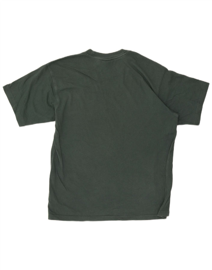 Adidas Męski T-shirt Top Średni Zielony Bawełna