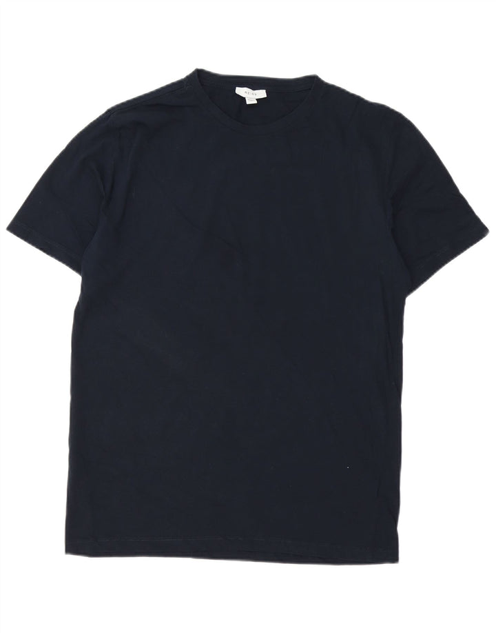 T-shirt męski Reiss, duży, granatowy, bawełniany