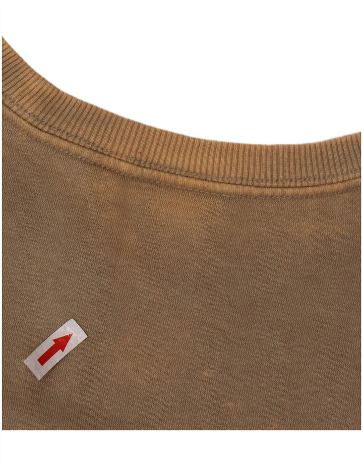 Bluza męska ADIDAS Sweter średnio beżowy, bawełniany