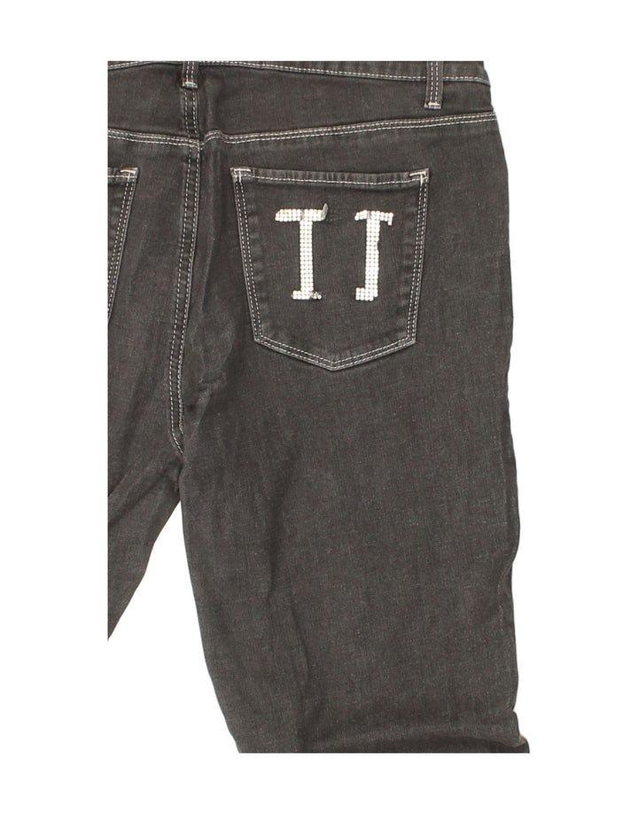 TRUSSARDI Womens Slim Jeans W34 L30  Grey Cotton Vintage Trussardi and Second-Hand Trussardi from Messina Hembry 