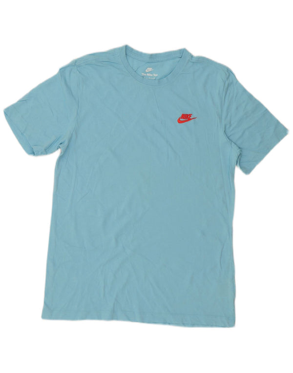 T-shirt damski Nike Top UK 14, średni niebieski, bawełniany