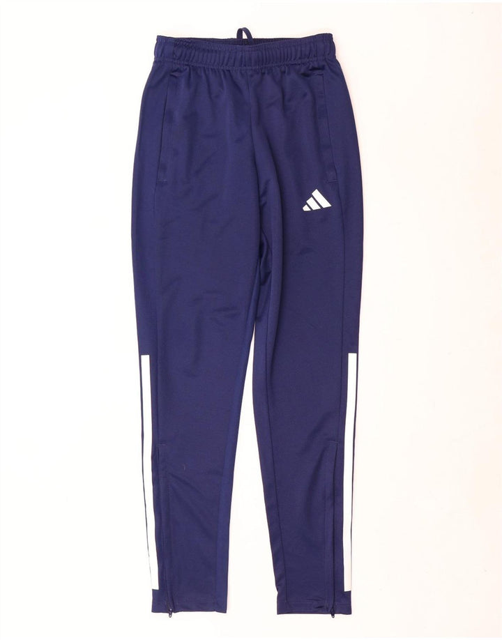 Męskie spodnie dresowe Adidas XS granatowe