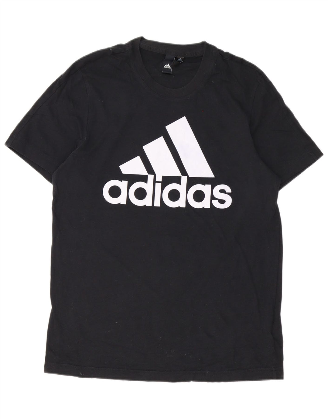 Męska koszulka z grafiką Adidas, średnia, czarna bawełna