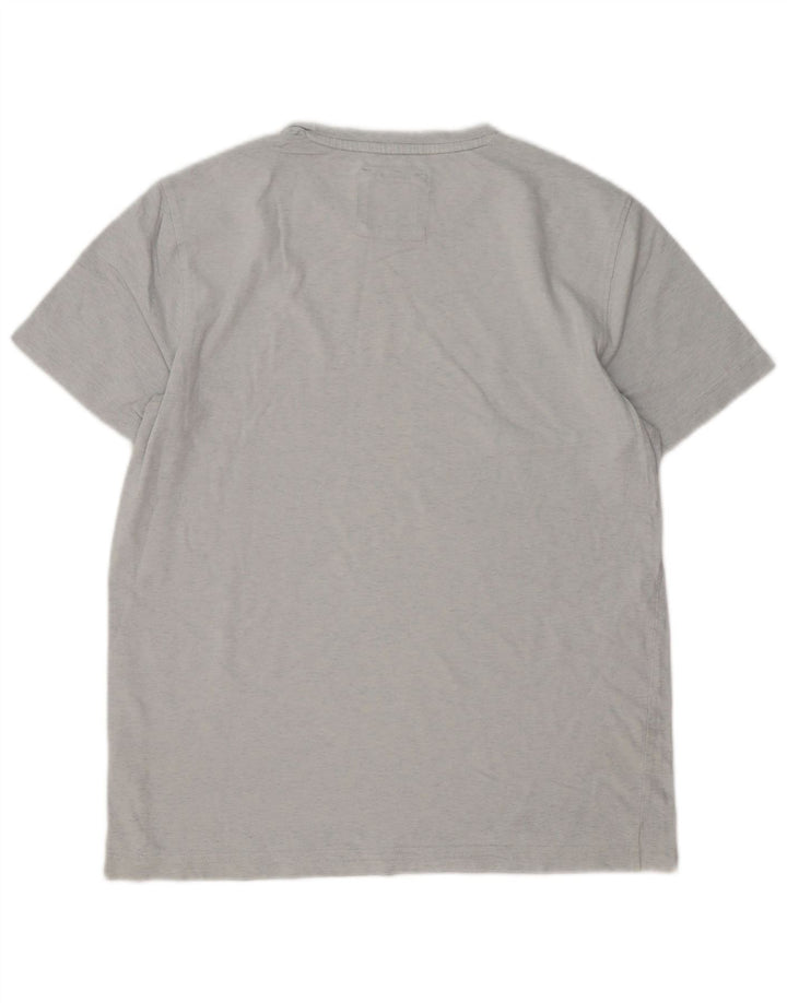 Crew Clothing Męski T-shirt Top Średniej Szarej Bawełny