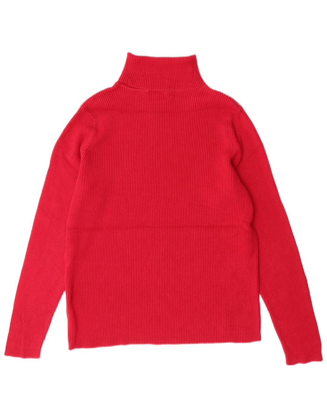 RALPH LAUREN Damski sweter z golfem UK 16, duży, różowy, bawełniany