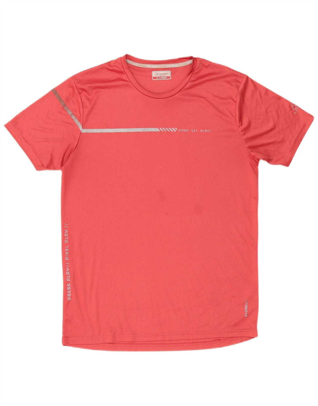 T-shirt męski Kappa Top XL, czerwony, poliester