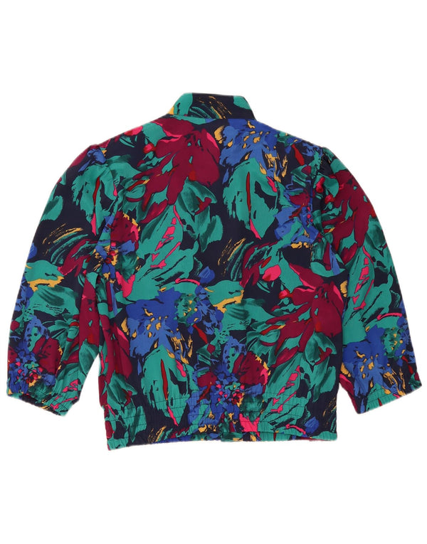 Damska bluzka koszulowa COMMANDER EU 42, duża, wielokolorowa w kwiaty