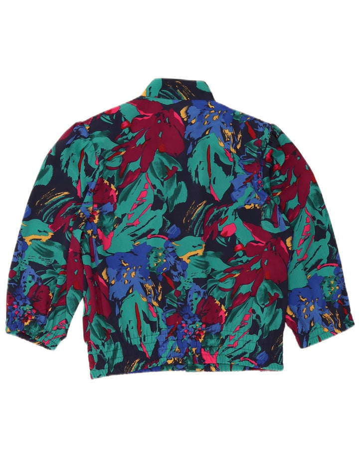 Damska bluzka koszulowa COMMANDER EU 42, duża, wielokolorowa w kwiaty