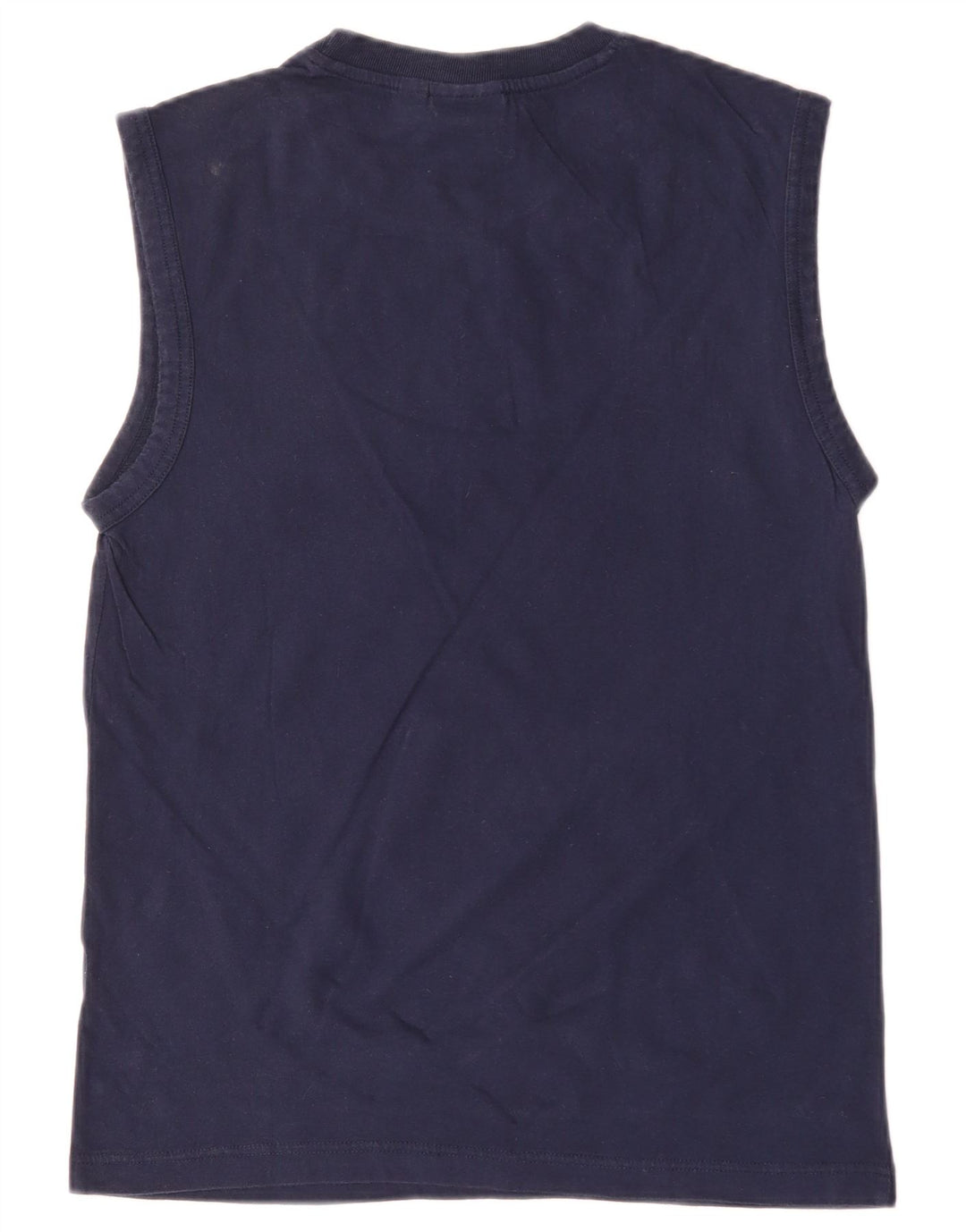 Damska kamizelka z grafiką FILA, UK 18 XL, granatowa, bawełniana