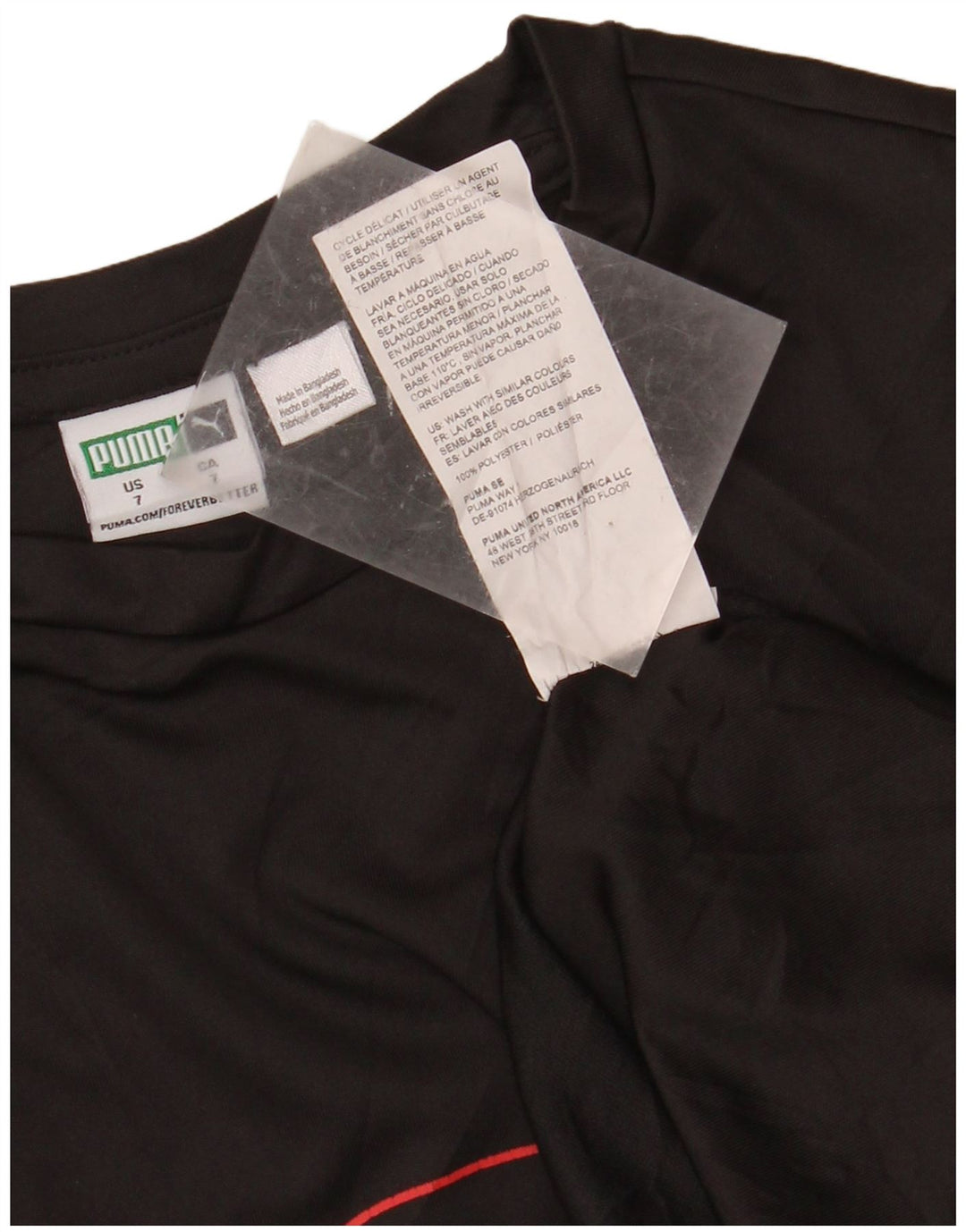 Chłopięca kamizelka z grafiką PUMA, 6-7 lat, czarny poliester