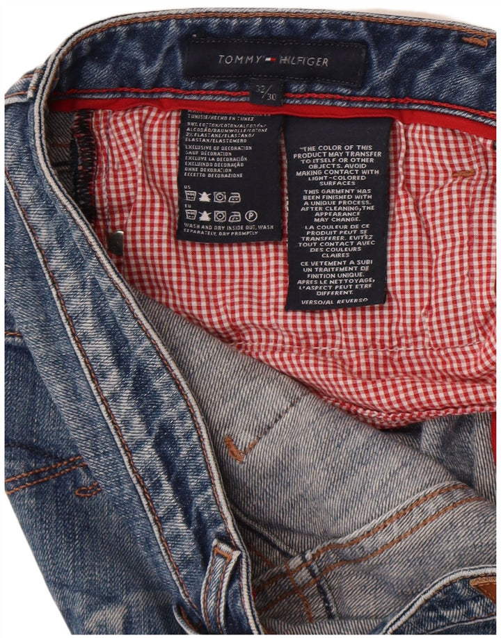 Damskie proste dżinsy Tommy Hilfiger W32 L30 Niebieskie bawełniane