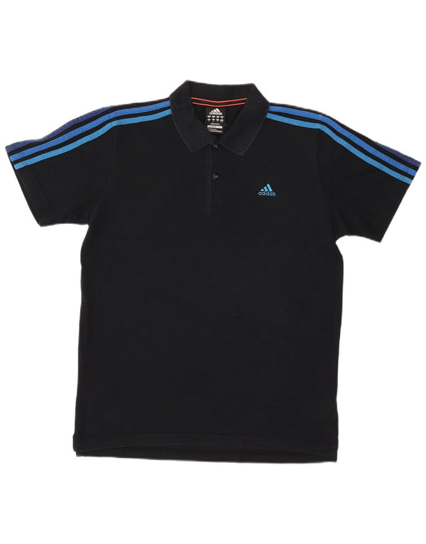 Męska koszulka polo Adidas Clima 365, średnia, granatowa, bawełniana