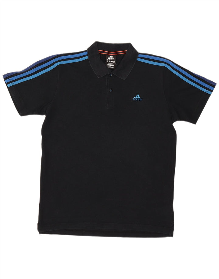 Męska koszulka polo Adidas Clima 365, średnia, granatowa, bawełniana