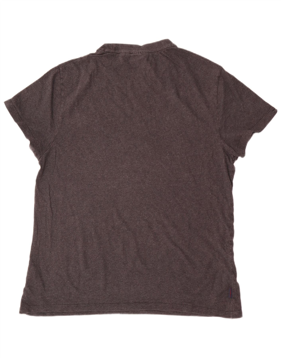 Męski T-shirt Superdry z grafiką, rozmiar XL, szara bawełna