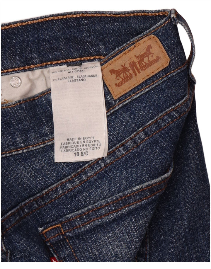 Damskie jeansy LEVI'S 505 Straight US 10 Large W32 L30 Niebieska bawełna