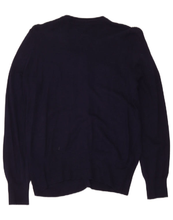 Sweter damski Marks & Spencer UK 14, duży, granatowy, wiskoza