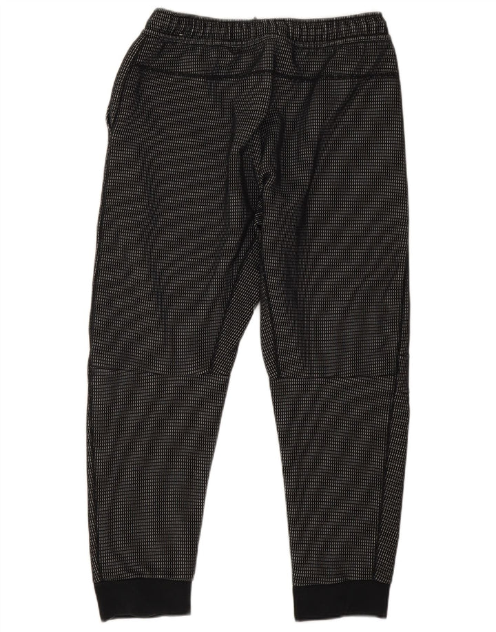 Chłopięce spodnie dresowe Nike, 13-14 lat, XL, poliester, czarna kratka