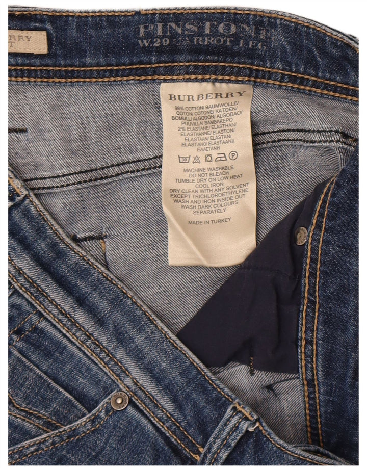 Damskie spodenki jeansowe Burberry BRIT W29 Średni niebieski, bawełniany