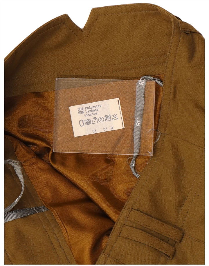 Damska spódnica ołówkowa w stylu vintage EU 38 Medium W28 Khaki Poliester