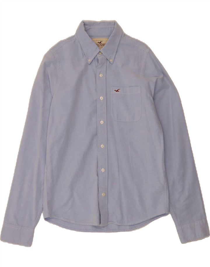 HOLLISTER Mens Shirt Medium Blue Cotton Vintage Hollister and Second-Hand Hollister from Messina Hembry 