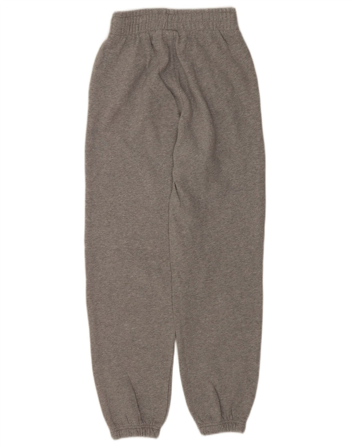 Damskie spodnie dresowe ADIDAS Joggers UK 4 XS Szara bawełniana nakrapiana